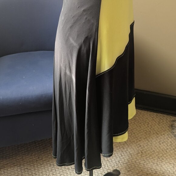 Joseph Ribkoff Black and Yellow Casual Dress - Picture 5 of 7